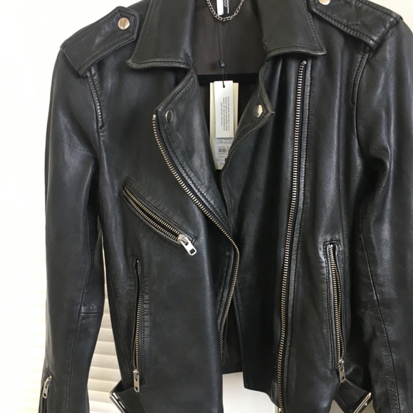 Jackets & Coats Genuine Leather Jacket Wsilver